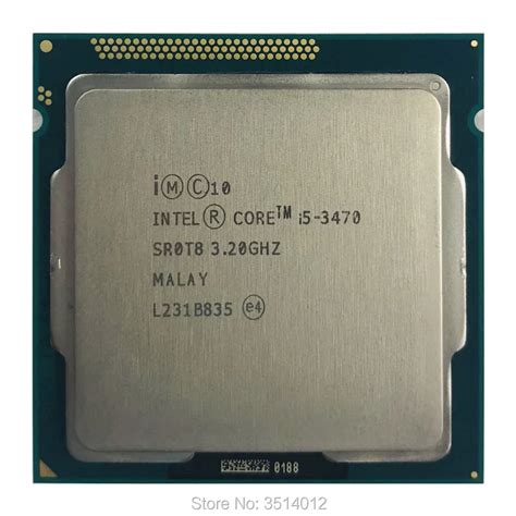 (มือสอง) CPU intel Core i5-3470 Cache 6M / 4Core 4Thread / Base Clock 3 ...
