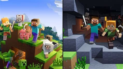 Image result for Minecraft Bedrock vs Java Retro Gaming