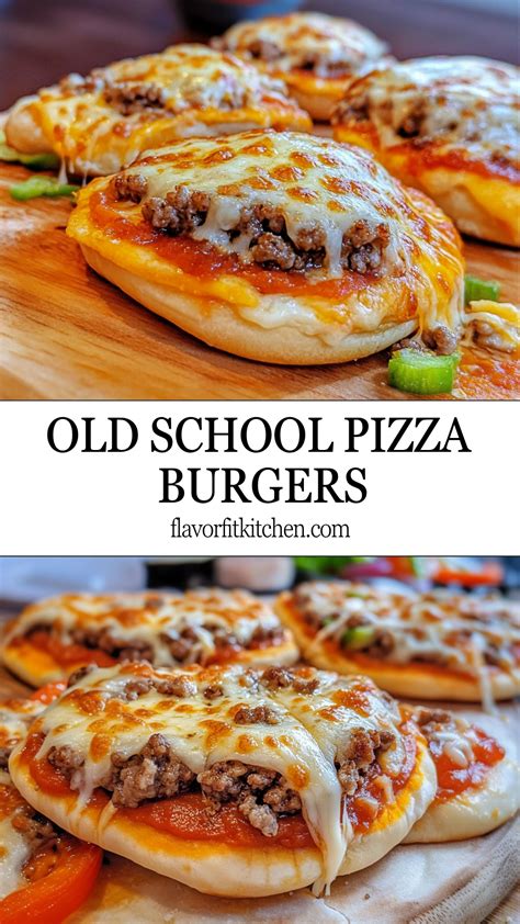Old School Pizza Burgers Are Back and Better Than Ever - foodiecharm ...