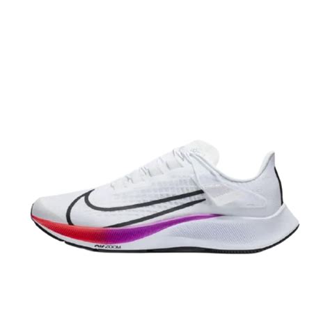 Nike Air Zoom Pegasus 37 White Multi Flash Crimson Shoes For Man And W ...