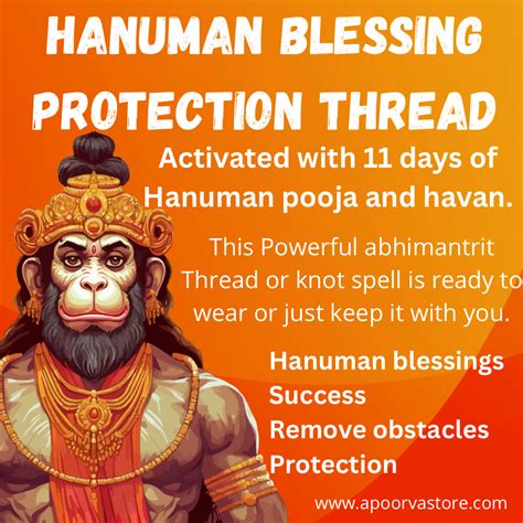 Hanuman Knot Spell – Activated Sacred Knot for Protection, Strength, C ...
