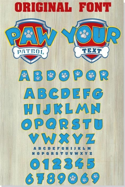 Paw Patrol Font Free Download » DaFontsPro