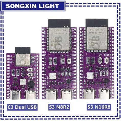 Buy ESP32 / ESP32-C3 / ESP32-S3 Dual Type-C Development Board CORE ...