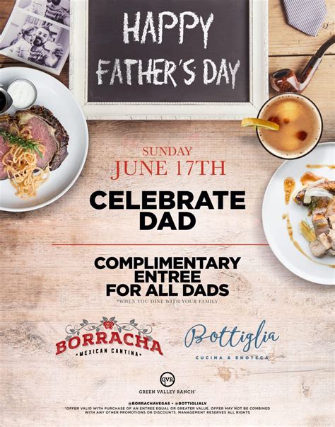 happy father's day restaurant