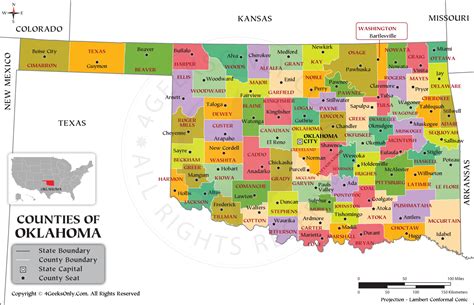Oklahoma County Map HD, 47% OFF | www.oceanproperty.co.th