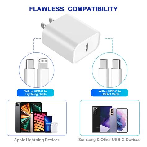 Buy 3Pack USB C Charger,Apple Charger Adapter,Fast iPhone Charger Block ...
