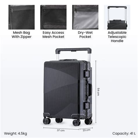 Clownfish Aeroglide Series Trolley Bags for Travel | Suitcase for Trav ...