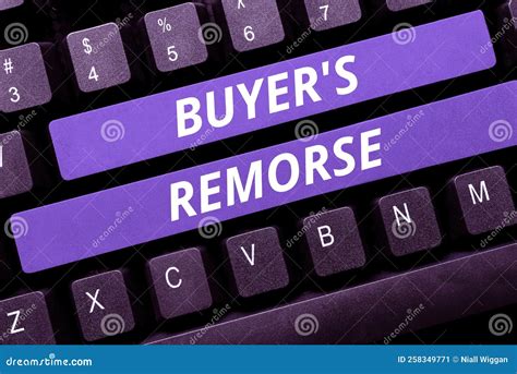 Conceptual Caption Buyer S Remorse. Concept Meaning a Feeling of Regret ...