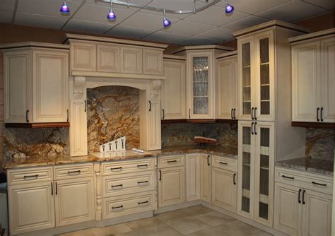 Antique White Kitchen Cabinets With Dark Wood Floors - Kitchen Design ...