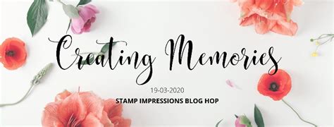 Handmade by Fanny - Creating Memories - Blog Hop Stamp Impressions Europe