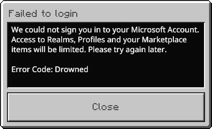 Image result for Error Code Drowned