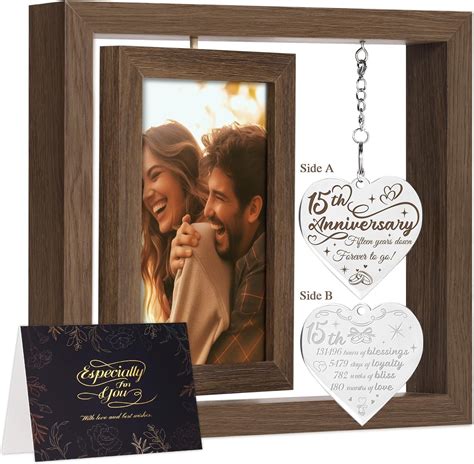 Amazon.com - PIKPEOD 15 Year Anniversary Picture Frame Gifts for Him ...
