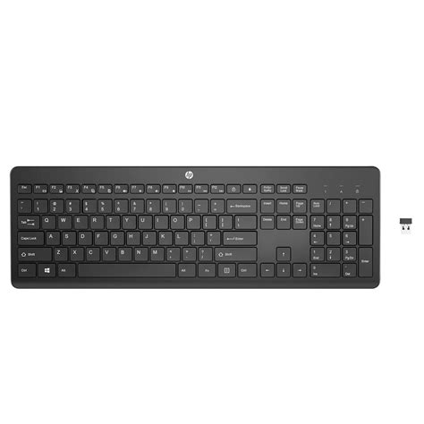 Amazon.in: Buy HP 230 Wireless Black Keyboard with 2.4GHz connectivity ...