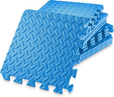 Amazon.com: Philosophy Gym Pack of 12 Exercise Flooring Mats - 12 x 12 ...