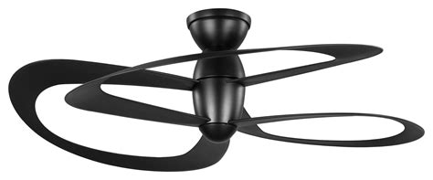 Luxury Modern Ceiling Fan, Midnight Black - Contemporary - Ceiling Fans ...
