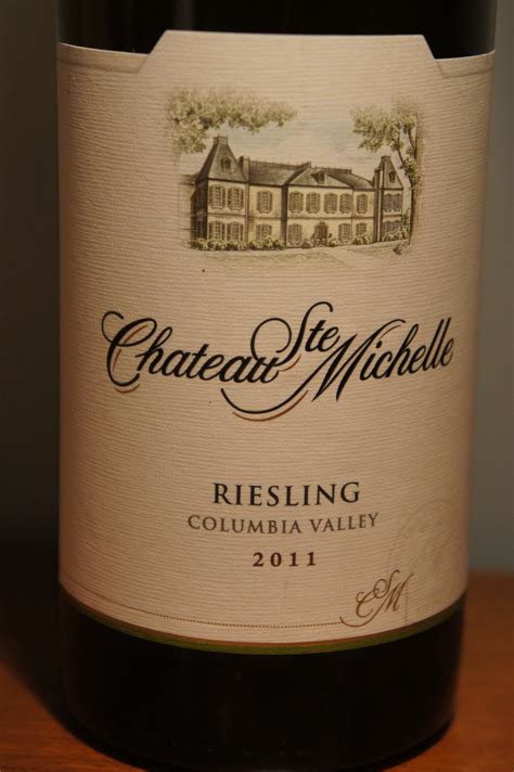 Sip and Puff: 2011 Chateau Ste Michelle Columbia Valley - Riesling