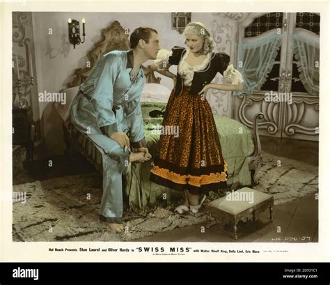 WALTER WOOLF KING and DELLA LIND (aka GRETE NATZLER) in SWISS MISS 1938 ...