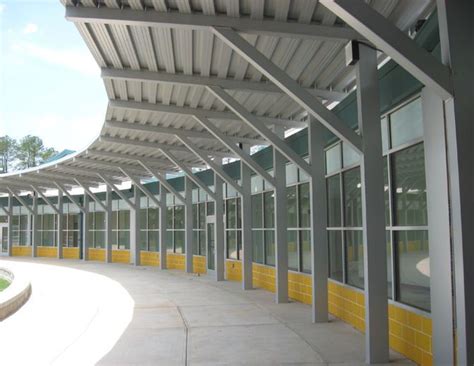 Cantilevered Canopies/One Leg Bent Canopies from Mitchell Metals on ...
