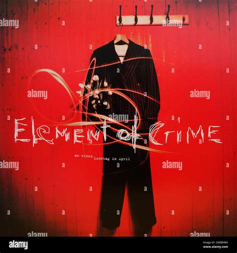 Vintage vinyl record cover. Element Of Crime-An einem Sonntag im April, 1994 Stock Photo - Alamy