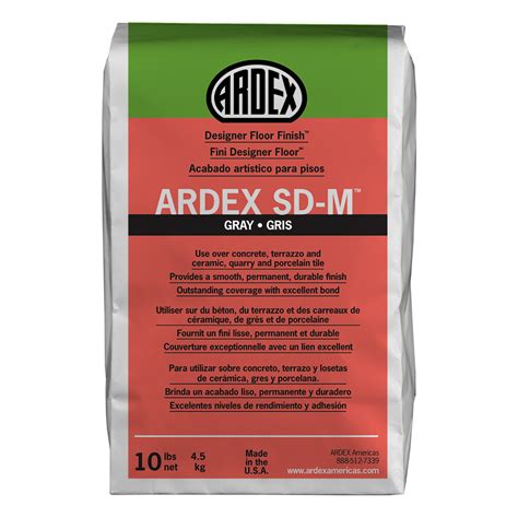 ARDEX SD-M designer floor finish can be sealed in 2 hours