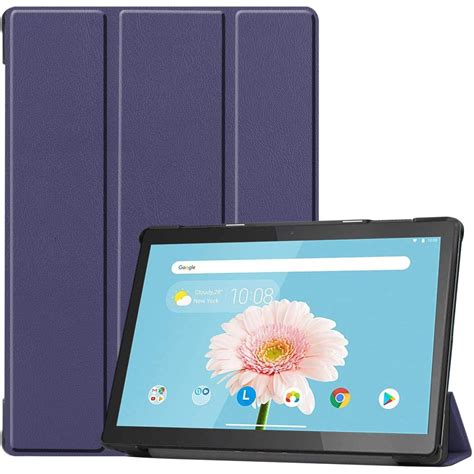 ABOUTTHEFIT Leather, Synthetic Smart Tri Fold Stand Cover for Lenovo ...