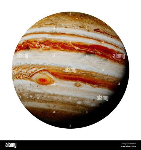 Planet Jupiter White Background Stock Photos & Planet Jupiter White ...