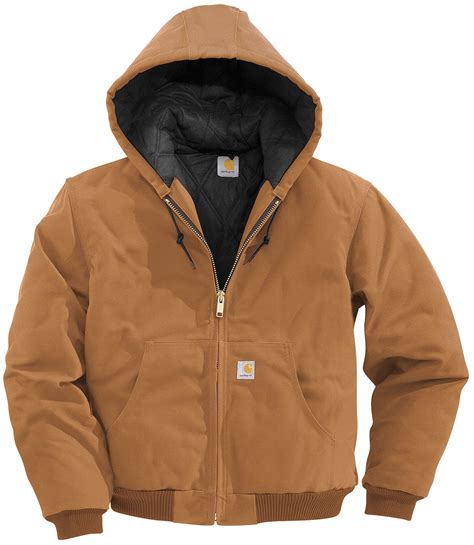 CARHARTT, Jacket, Men's, Hooded Jacket - 3MUR2|J140-BRN 3XL REG - Grainger
