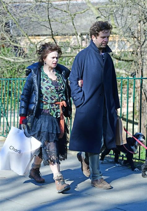 HELENA BONHAM CARTER and Rye Dag Holmboe Out in London 02/27/2022 ...