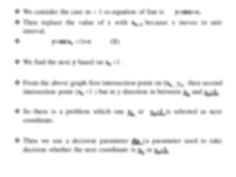 Image result for How to Draw a Line Using Bresenham Line Drawing Algorithm