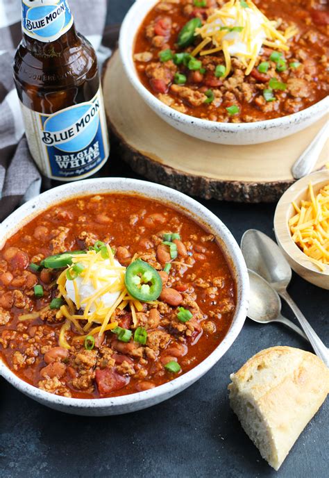 Slow-Cooker-Beer-Chili- | 3 Yummy Tummies