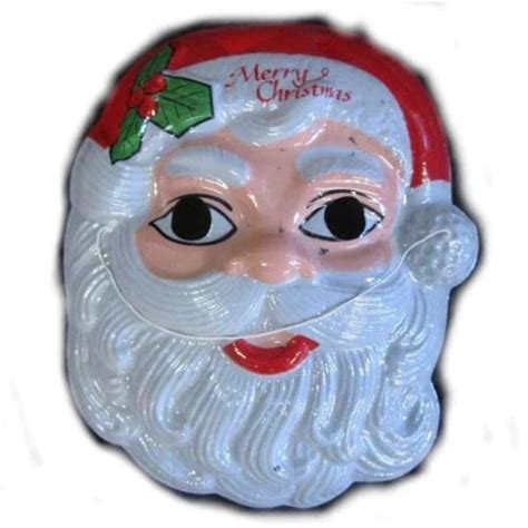 Buy ADIJYO Santa Claus Face Mask Party Santa Mask for Kids Christmas ...