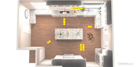 Image result for Kitchen Work Triangle Dimensions