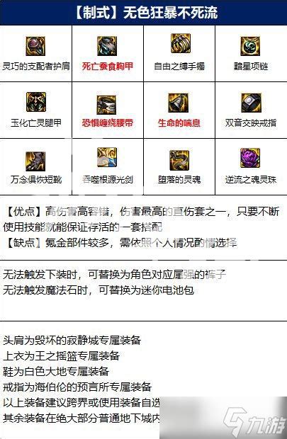 《dnf》剑魂110级版本装备选择 剑魂110走什么流派_九游手机游戏
