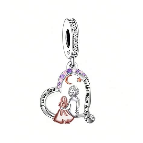 Mother Daughter Grandmother Granddaughter Love to the Moon & Back Charm ...
