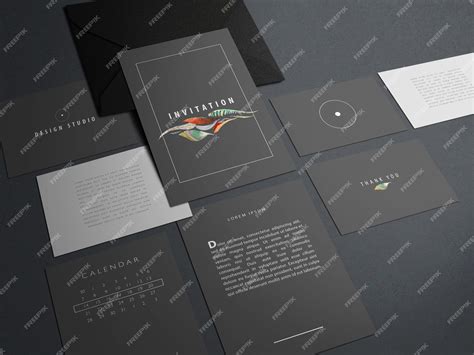 Premium PSD | Modern branding identity mockup