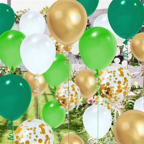 Buy TKEJZu 50 Pcs 12 Inch St Patricks Day Balloons St. Patrick’s Theme ...