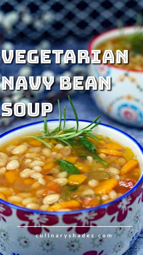 Instant Pot Navy Bean Soup - Culinary Shades