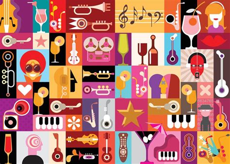 Pop Art Music 的图像结果