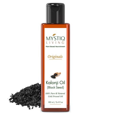 Cold Pressed Kalonji Oil for Healthy Hair and Skin | Mystiq Living
