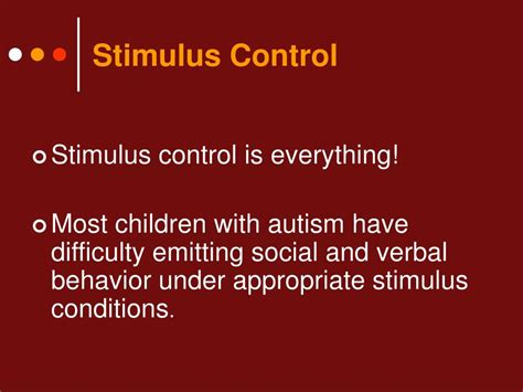 Image result for Stimulus Control Examples