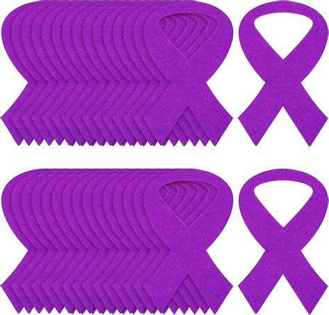 Amazon.com: Funtery 60 Pieces Purple Pancreatic Cancer Awareness ...