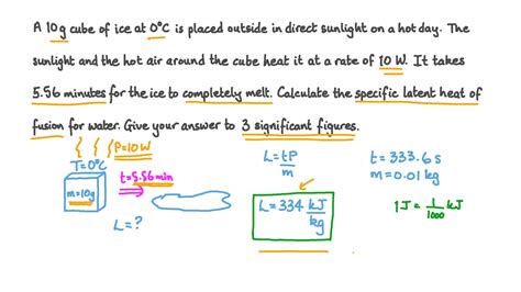Updated Learning Formula Of Latent Heat Of Fusion