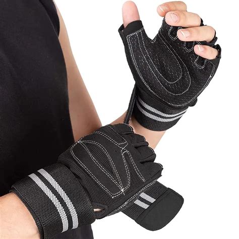 Buy Leoportz Gym Gloves for Men Women Workout with Wrist Support ...