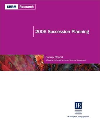 Buy 2006 Succession Planning: Survey Report Book Online at Low Prices ...