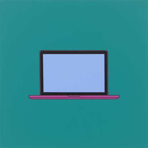 Michael Craig-Martin, Untitled (laptop turquoise), 2014, Acrylic on ...