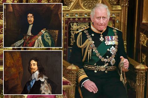 Life and death of King Charles I & II as Charles III becomes king