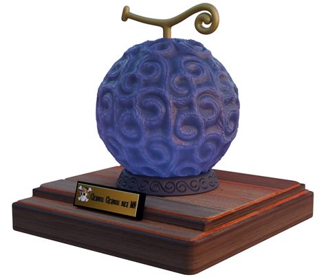 STL file 🌟 Akuma no Mi - Gomu Gomu no Mi by Luffy (One Piece) 🌟 ・3D ...