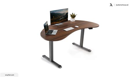Image result for Rounded Computer Desk