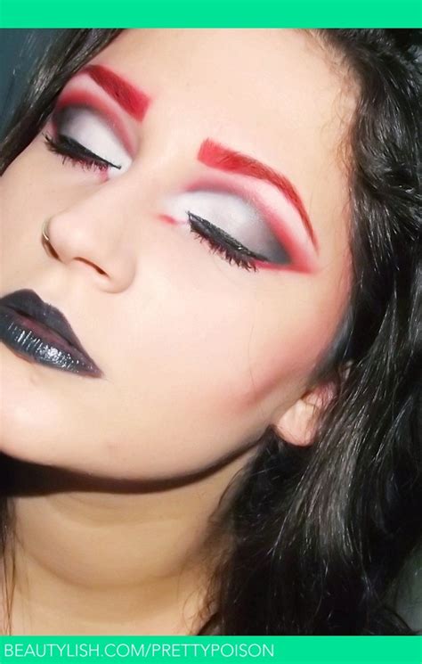Image result for Red and Black Makeup Tutorial