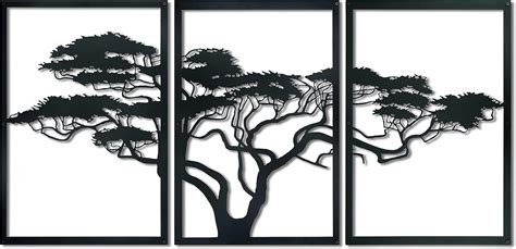Baupor Tree of Africa Metal Wall Art - Large Tree of India | Ubuy